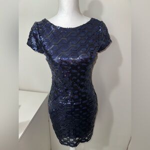 Navy blue dress